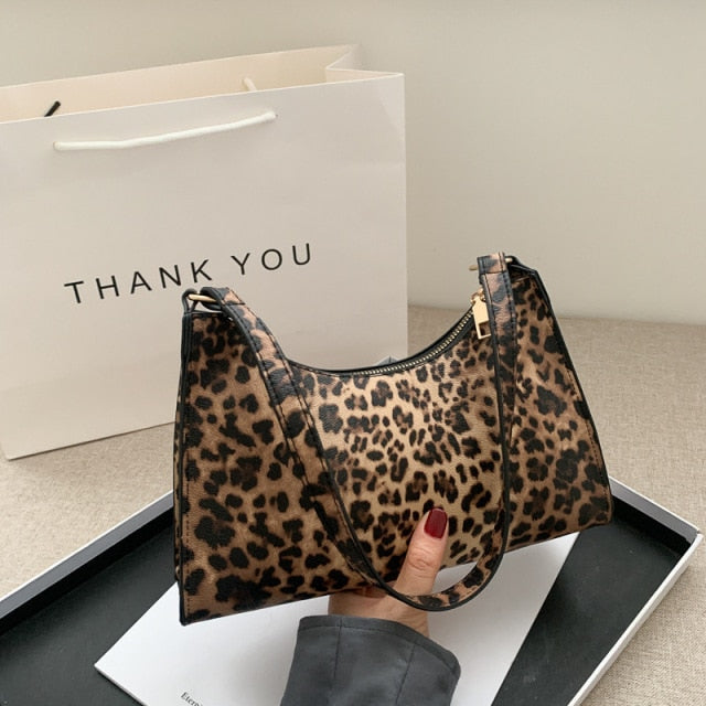 Fashion Zebra Print Luxury Handbag